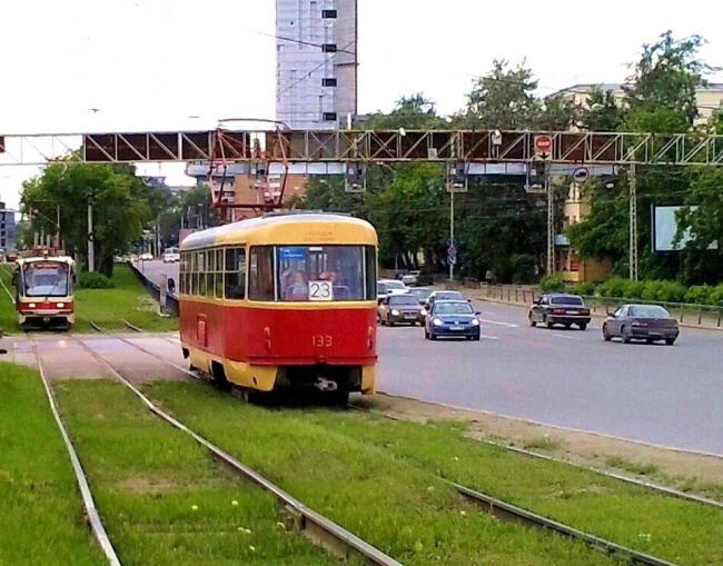 С трамваем по городу