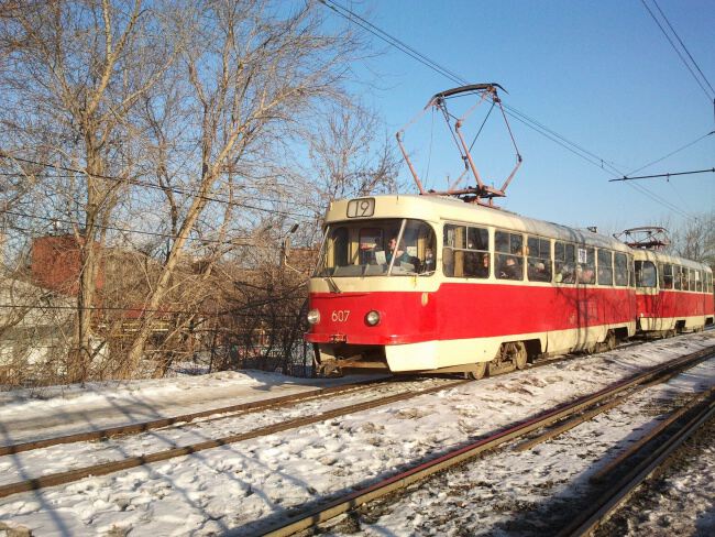 С трамваем по городу