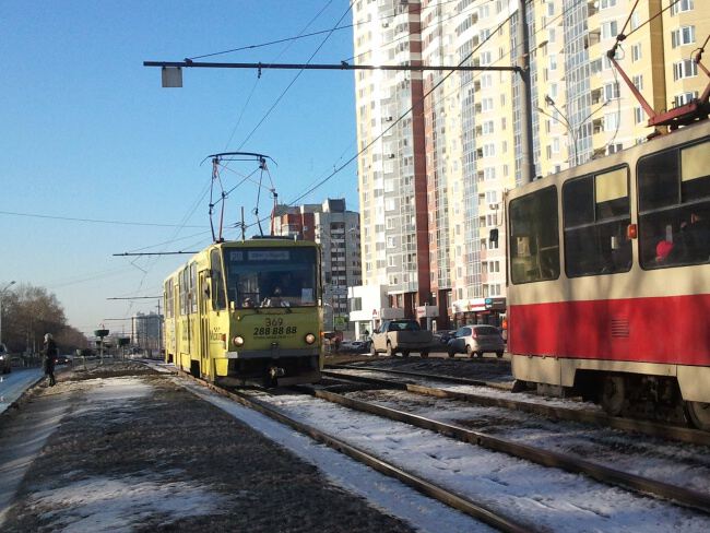 С трамваем по городу