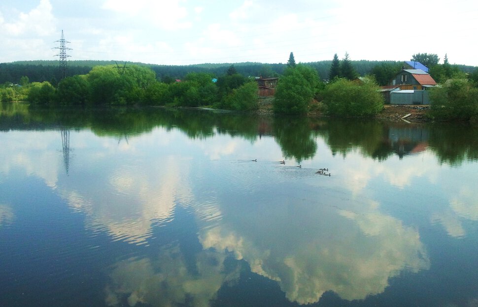 На водном просторе