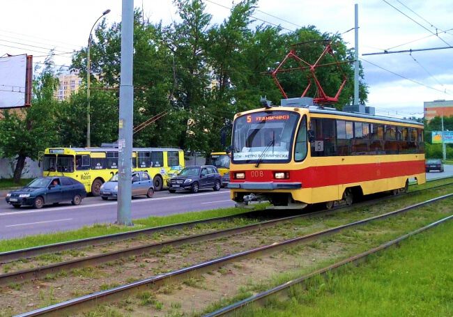 С трамваем по городу