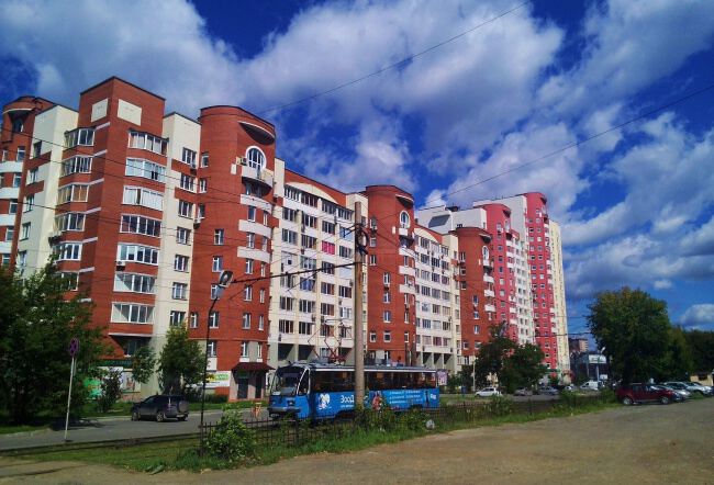 На трамвае по городу