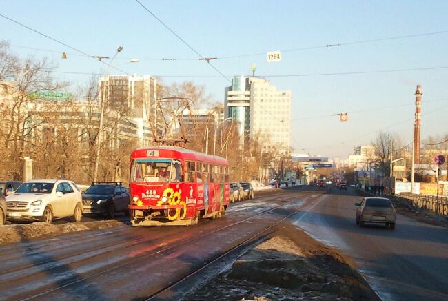 С трамваем по городу