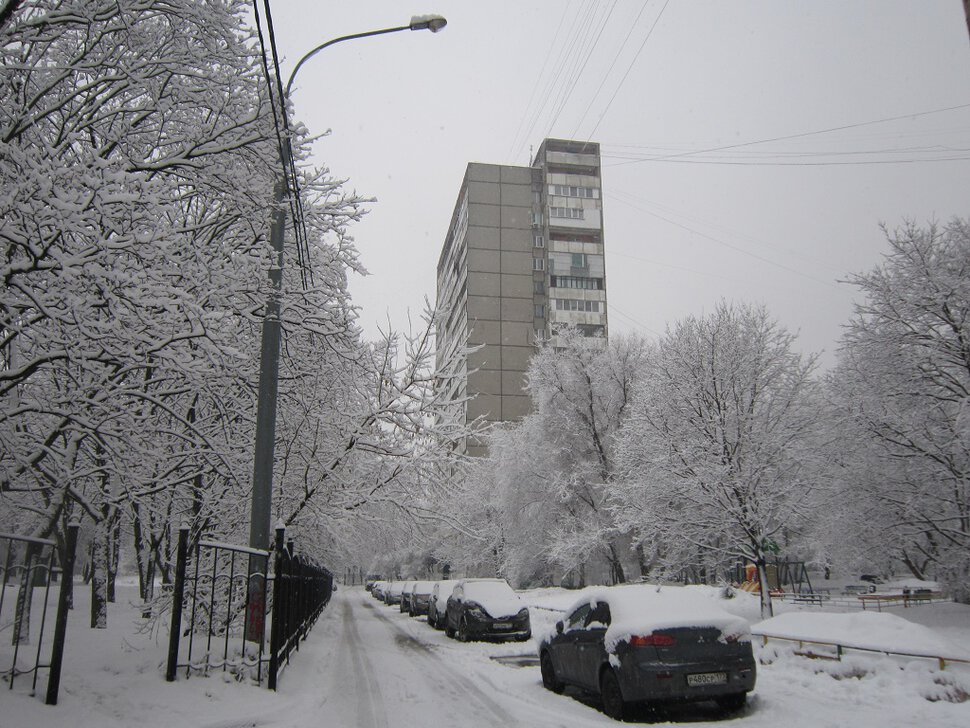 Зима на окраине города