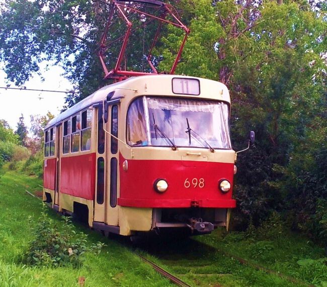 С трамваем по городу