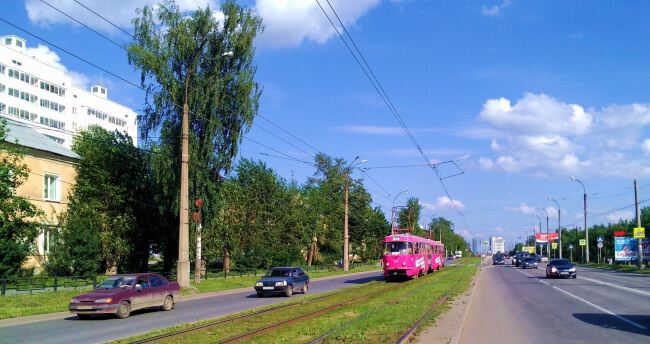 С трамваем по городу