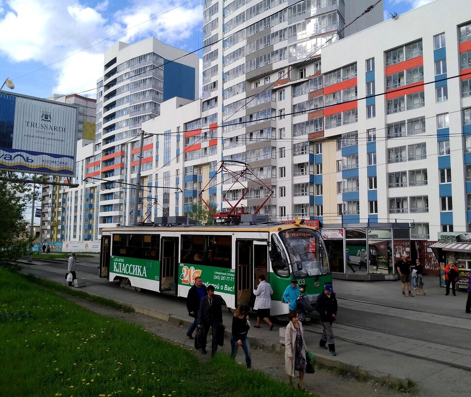 На трамвайчике по городу