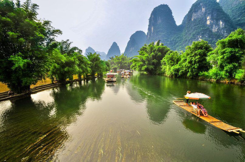 Река Лицзян в Китае