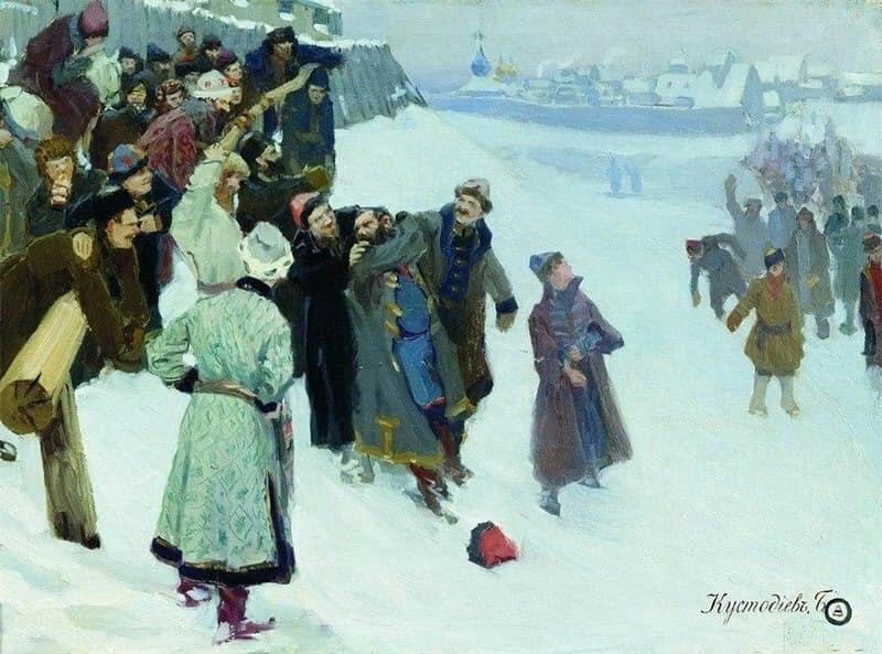 Семь дней Масленицы в картинах Кустодиева