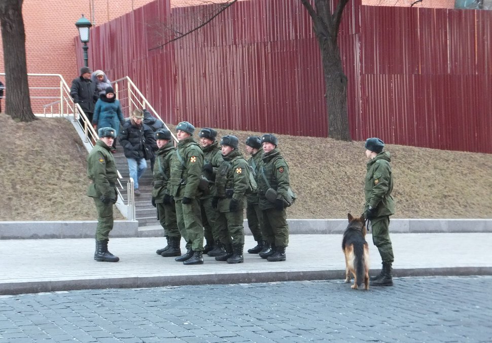 Новогоднее дежурство на Красную площадь