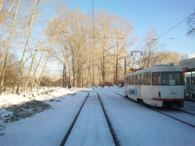 С трамваем по городу