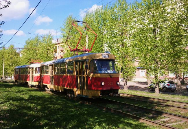 С трамваем по городу