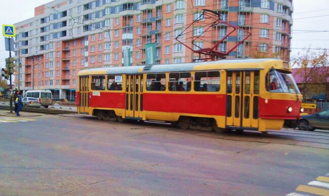 С трамваем по городу