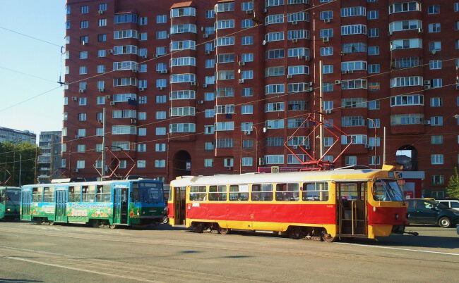 С трамваем по городу