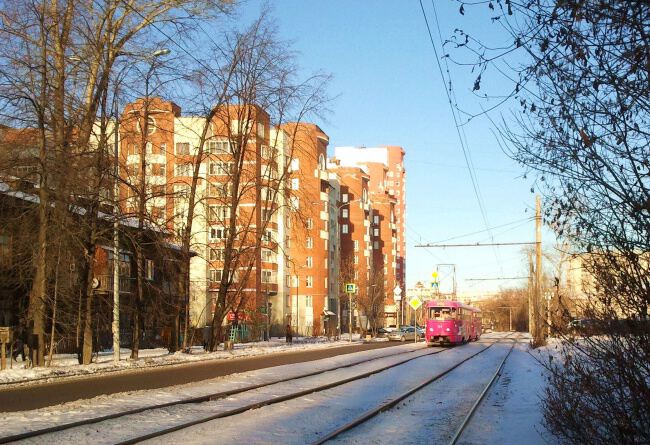 С трамваем по городу