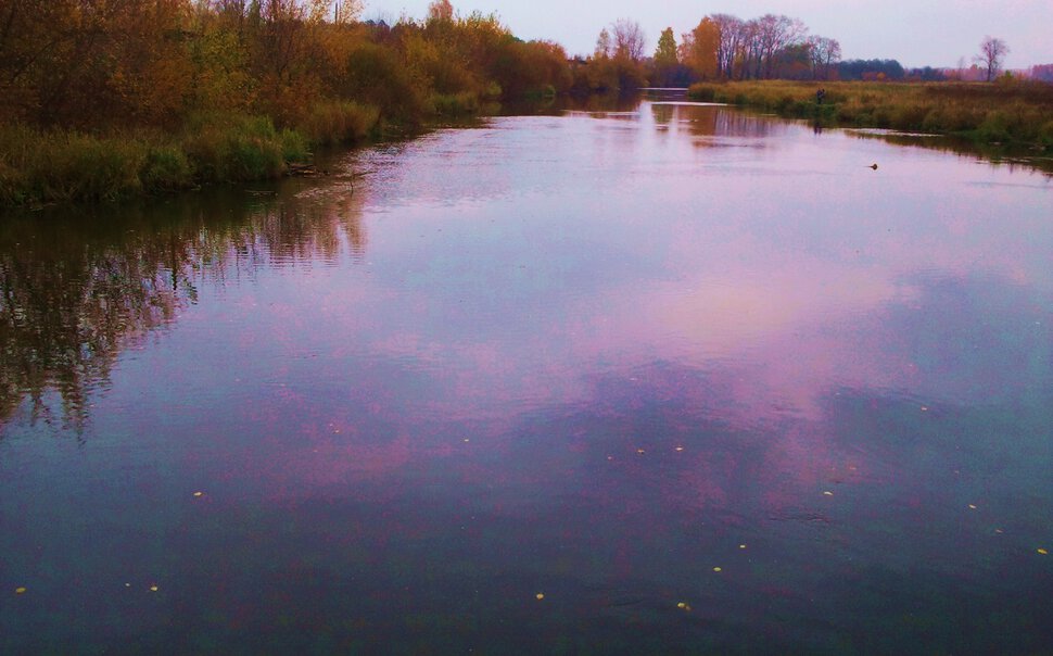 Река в октябре