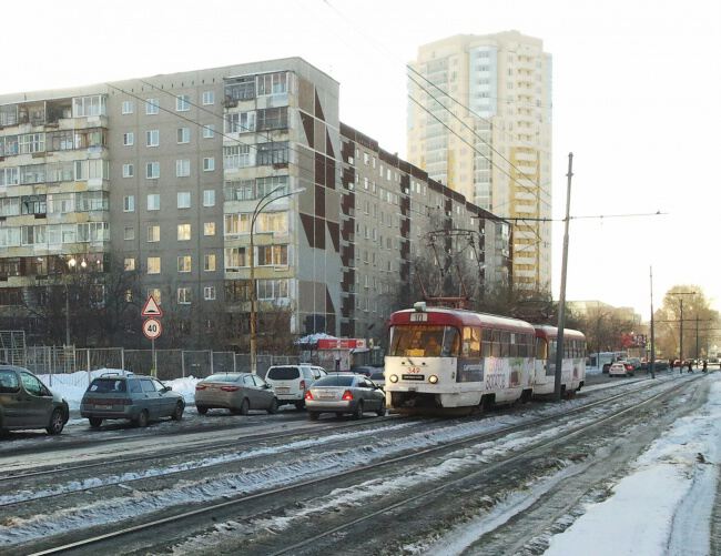 С трамваем по городу