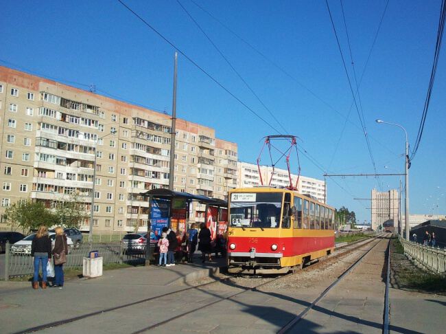 С трамваем по городу