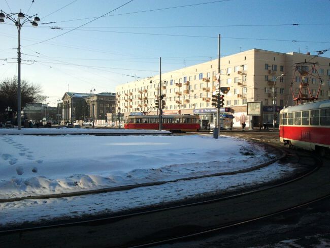 С трамваем по городу