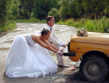 Свадьба ретро автомобили