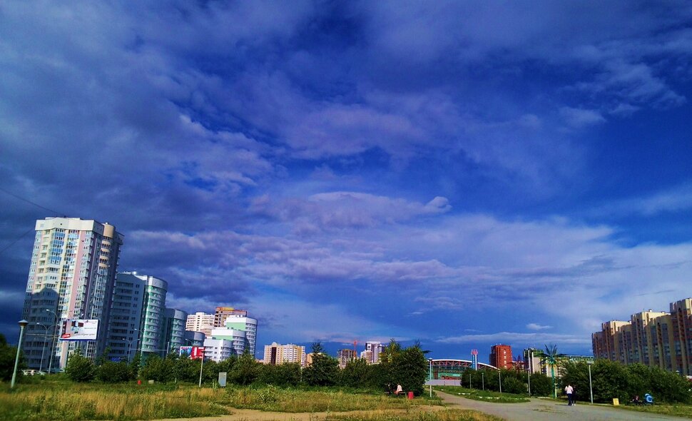 В парке летом