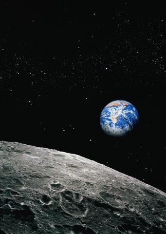 Фото поверхности луны