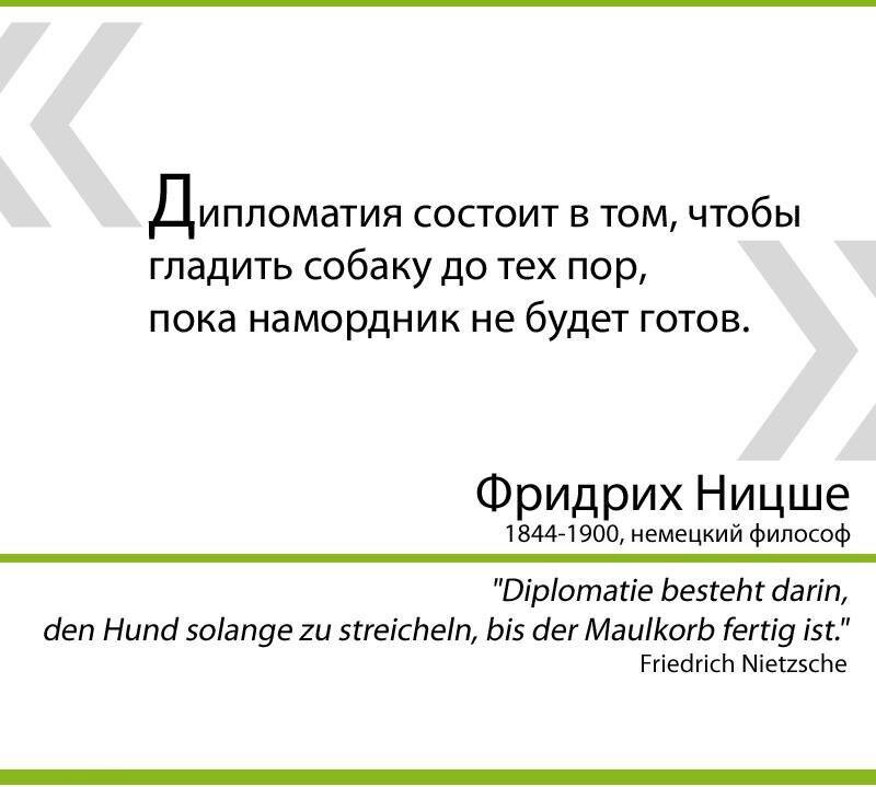 Роль дипломатии