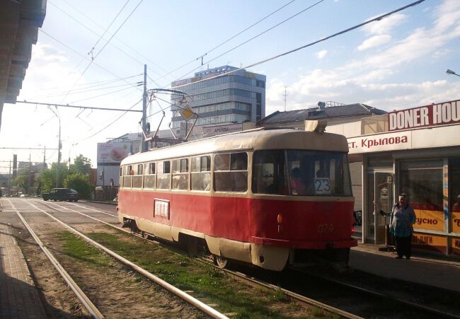 С трамваем по городу