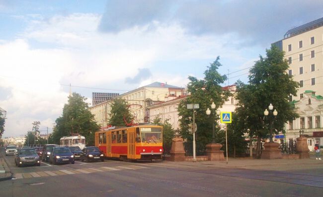 С трамваем по городу