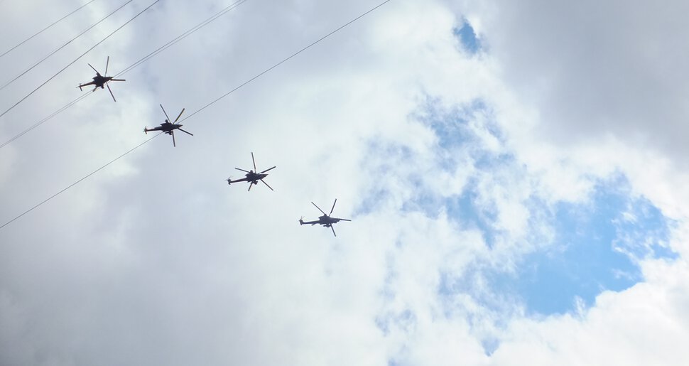 Репетиция парада над Москвой