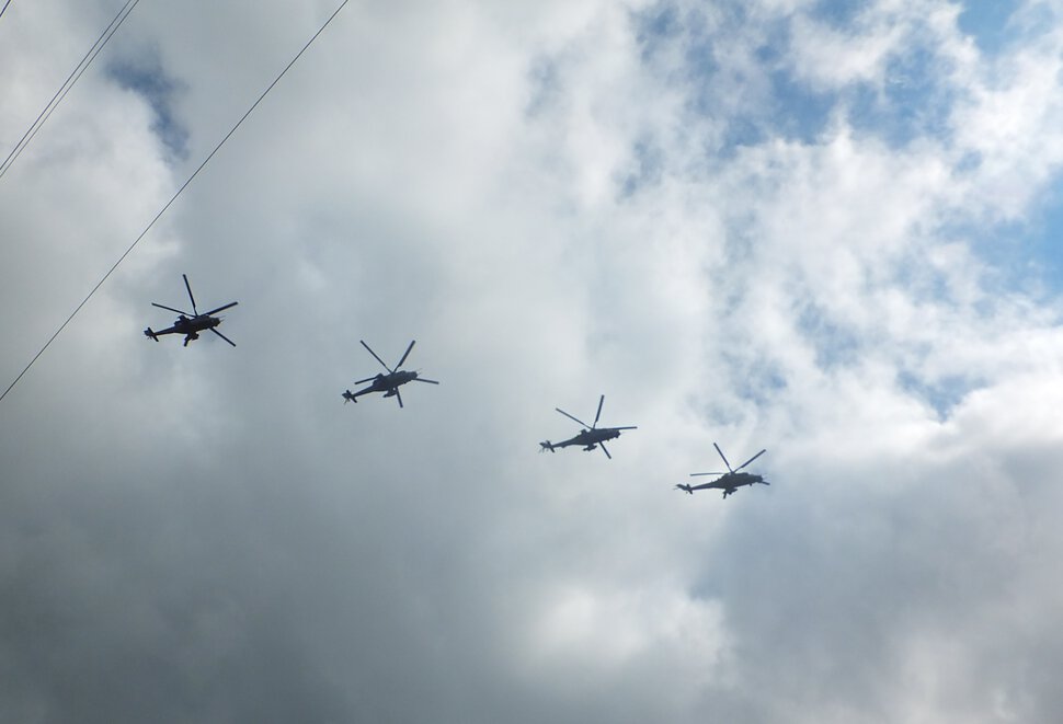 Репетиция парада над Москвой