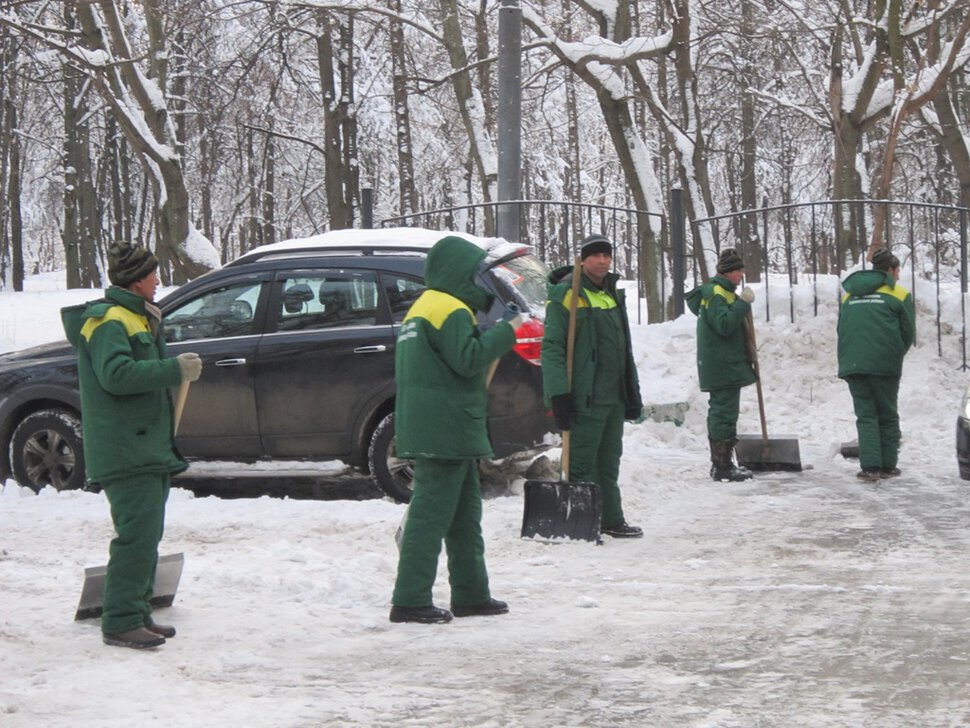 После снегопада