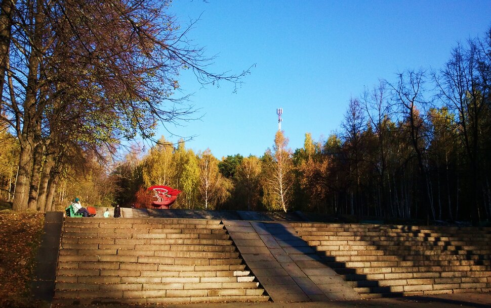 В парке в октябре
