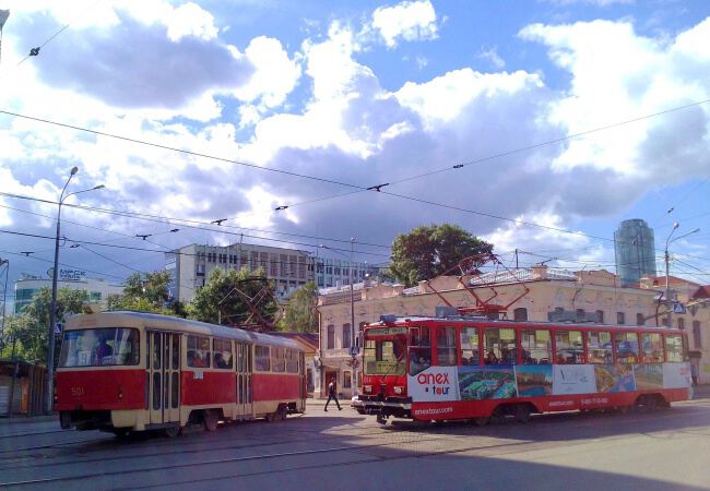 С трамваем по городу