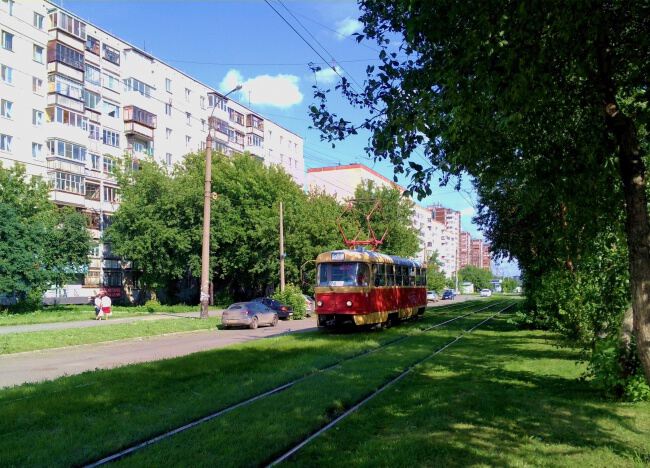 С трамваем по городу