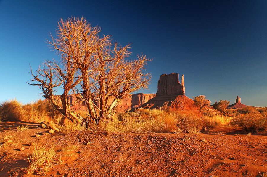 утро Monument Valley