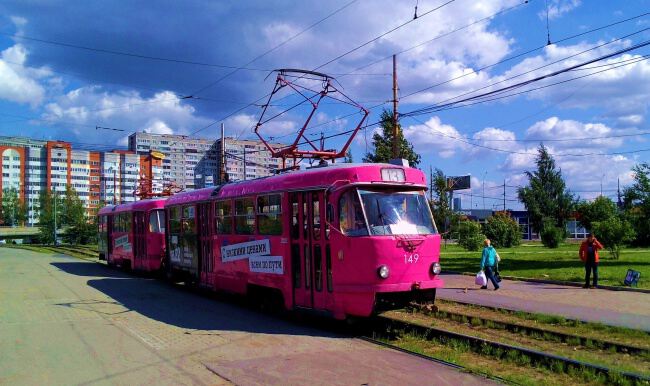 С трамваем по городу