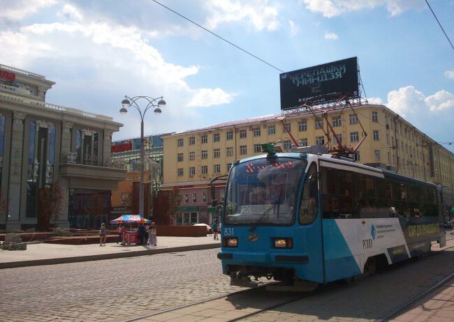 С трамваем по городу