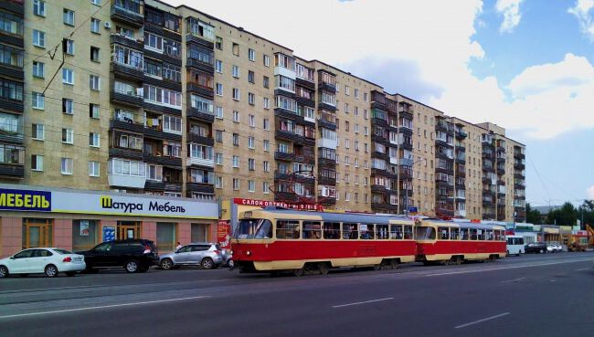 С трамваем по городу