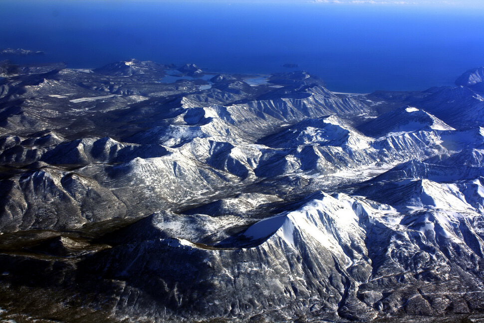 Горы Камчатки, западное побережье