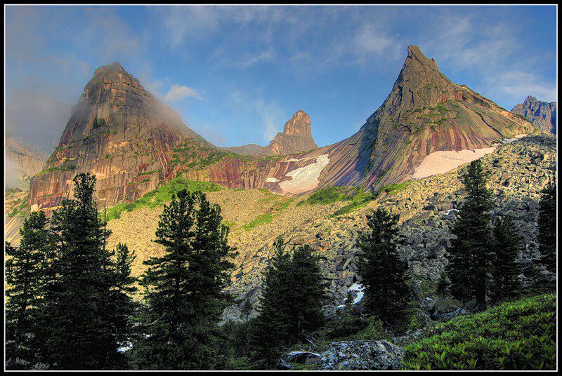 Ергаки. Скальное седло