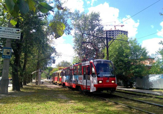 С трамваем по городу