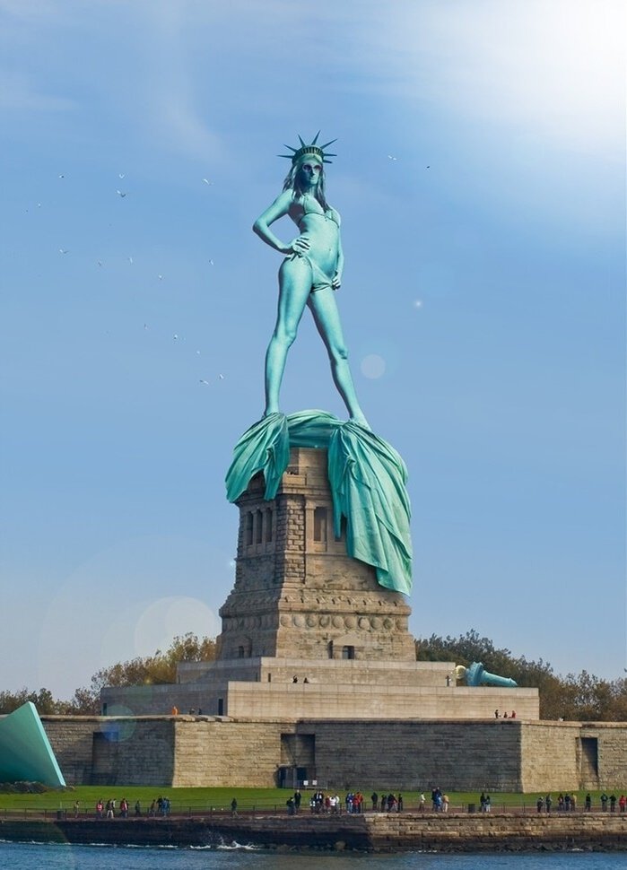 Статуя свободы нью