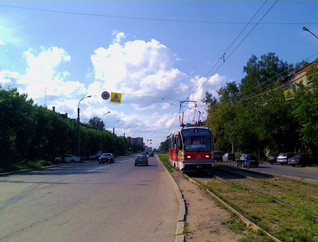 С трамваем по городу