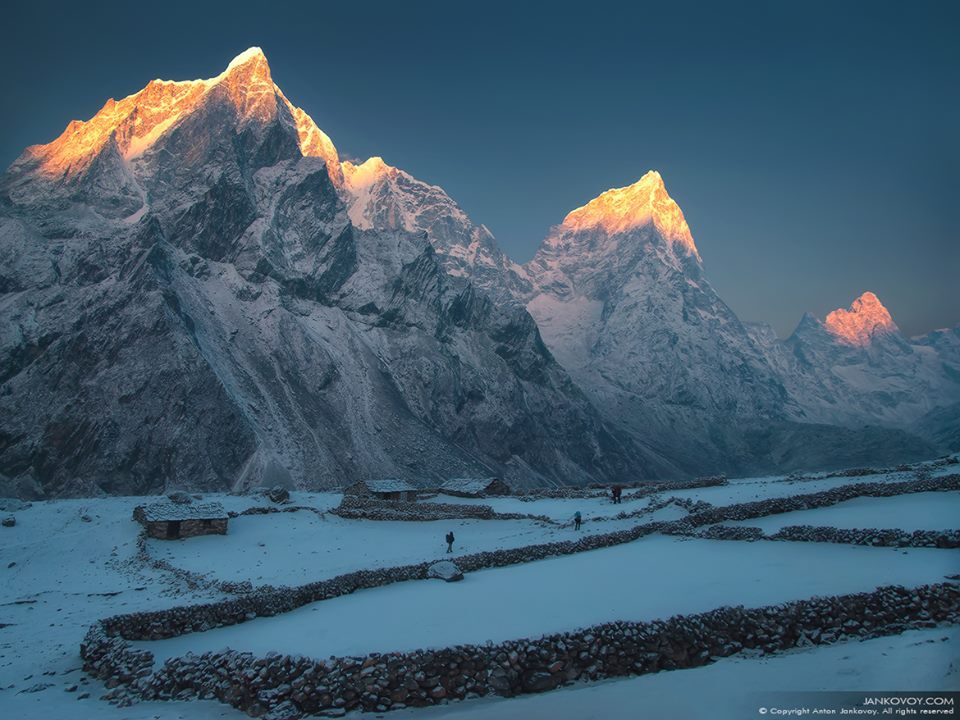 Nepal, Sagarmatha National Park, Dusa village 4,500 m