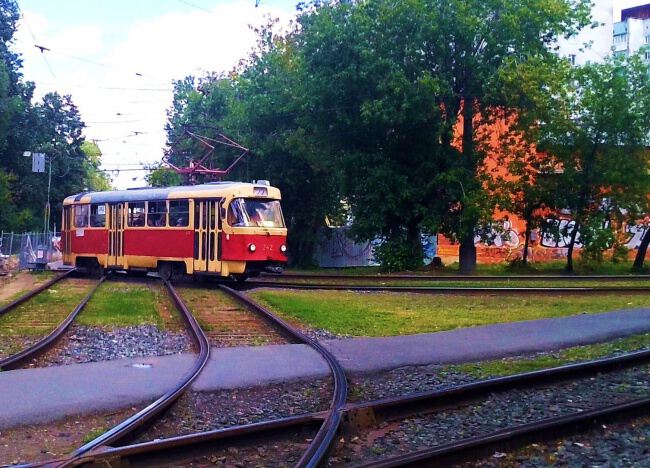 С трамваем по городу