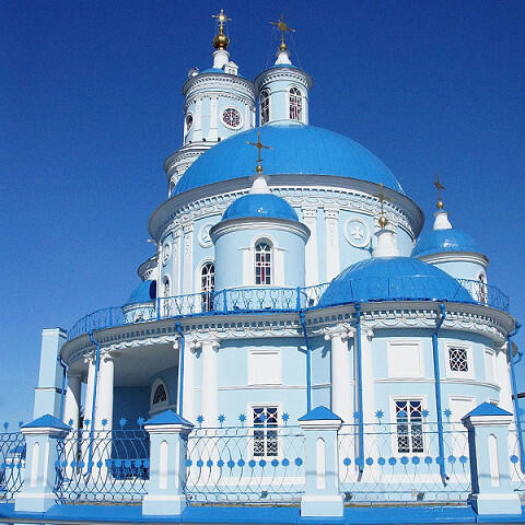 Храм в честь Казанской иконы Божьей Матери п.Тельма