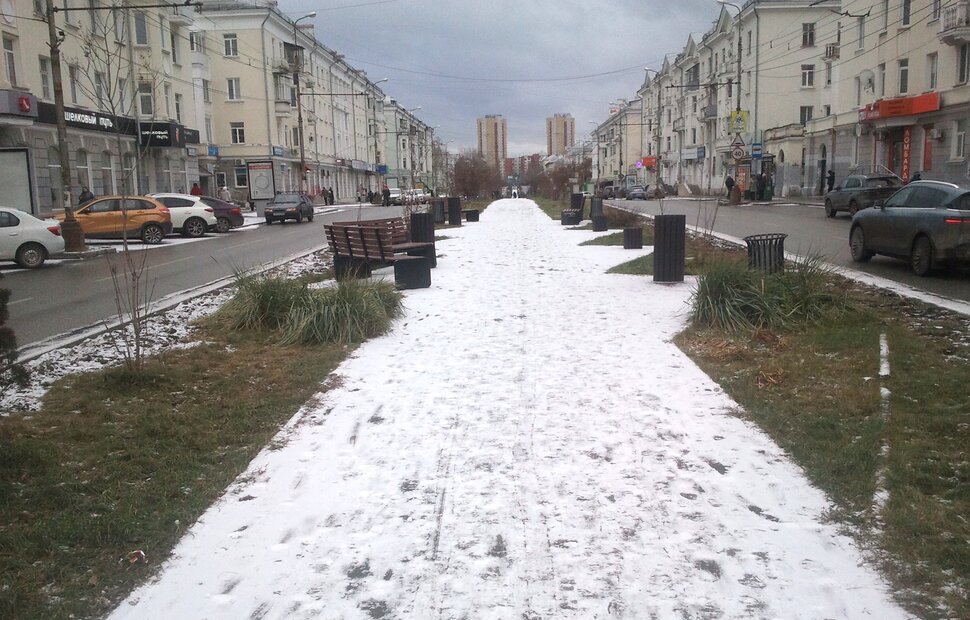 Первый снежок