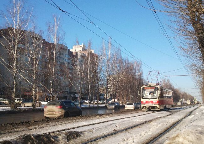 С трамваем по городу