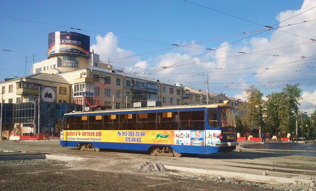 С трамваем по городу